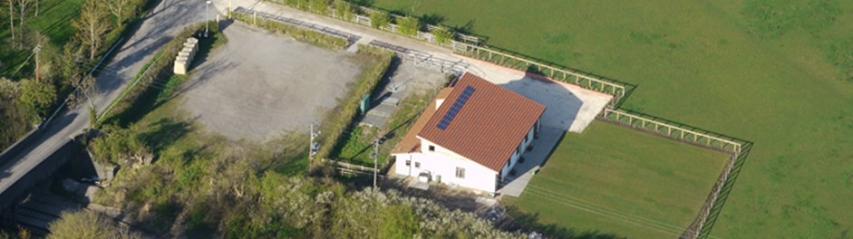 defford village hall aerial shot