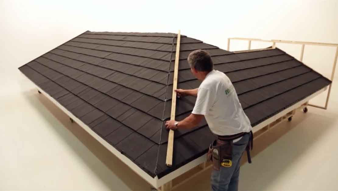 Metrotile Lightweight Roofing Video Installation Guide Battens Metrotile Shingle Hip Charcoal