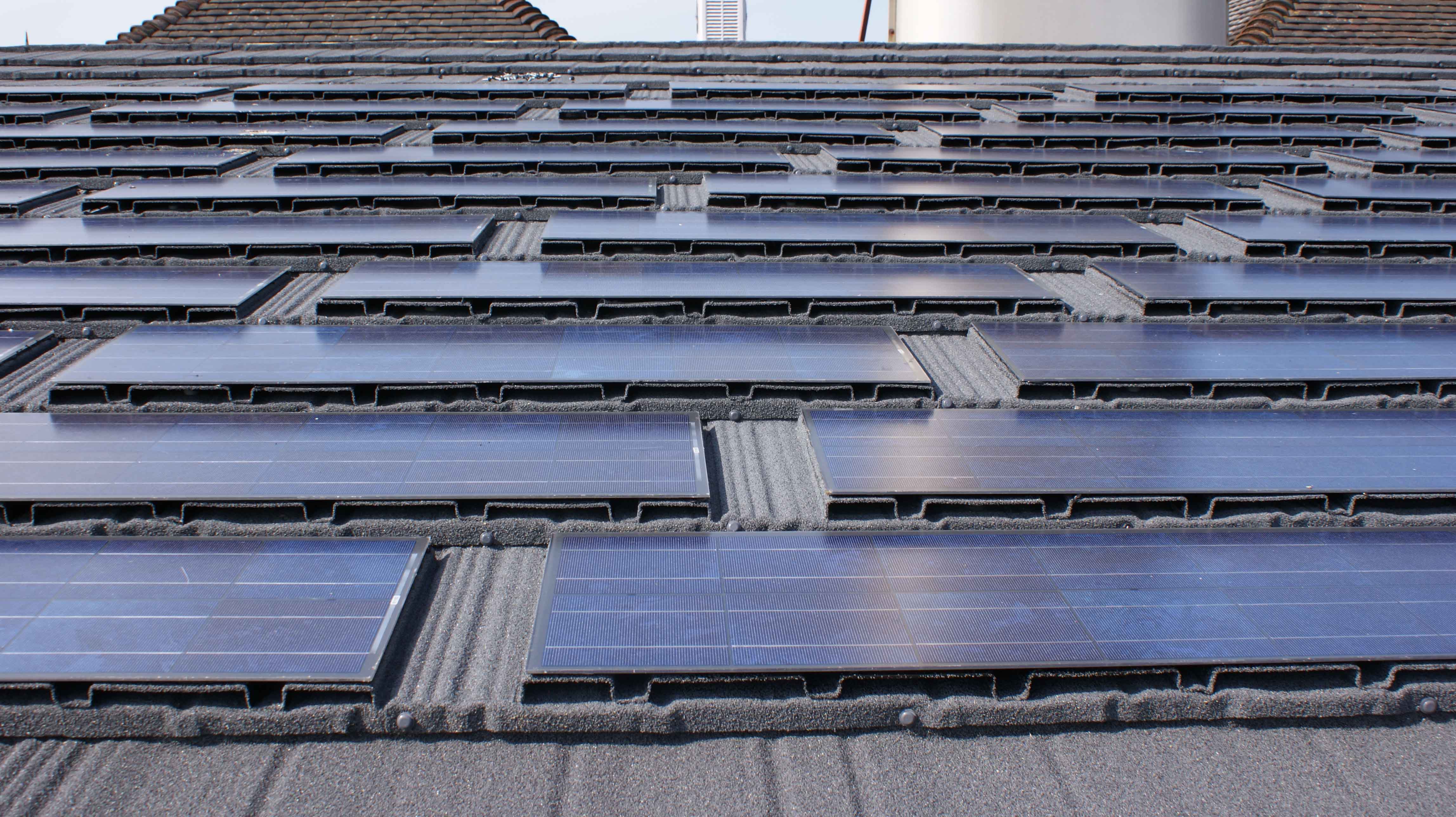 Southport College Roofing Refurbishment Charcoal Slate with Integrate Photovoltaic System