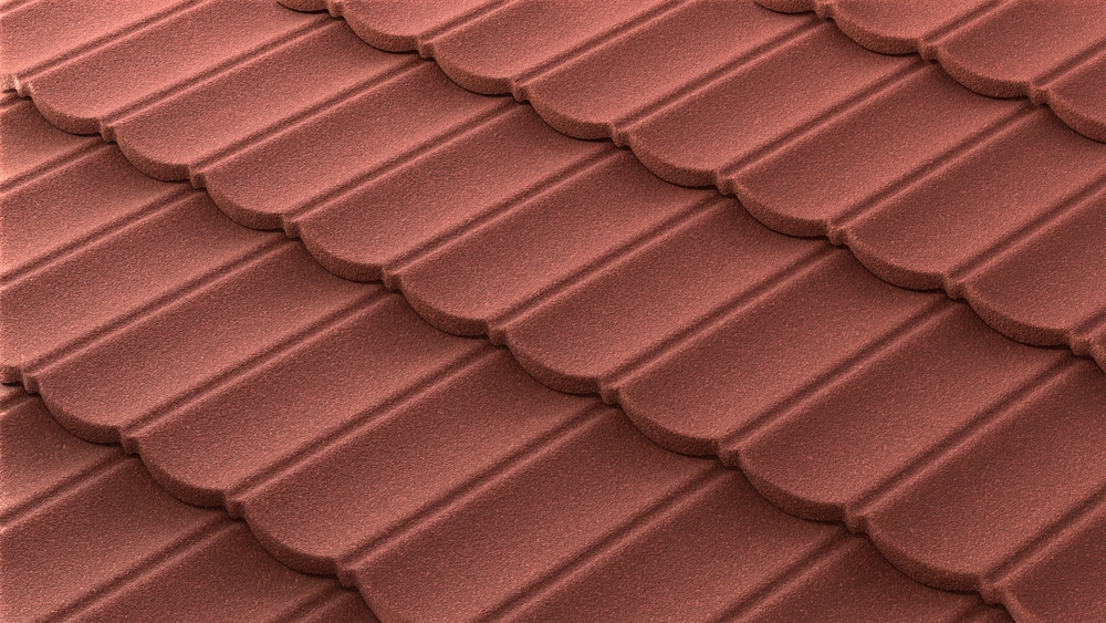 Bond Roof Tile in Red