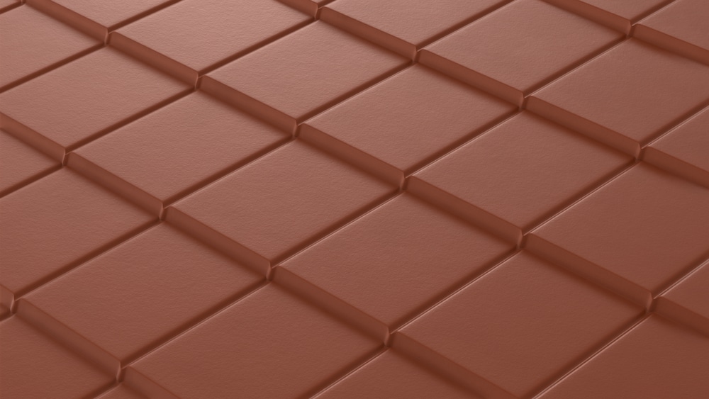 Qube Roofing System in Decra Matt Terracotta