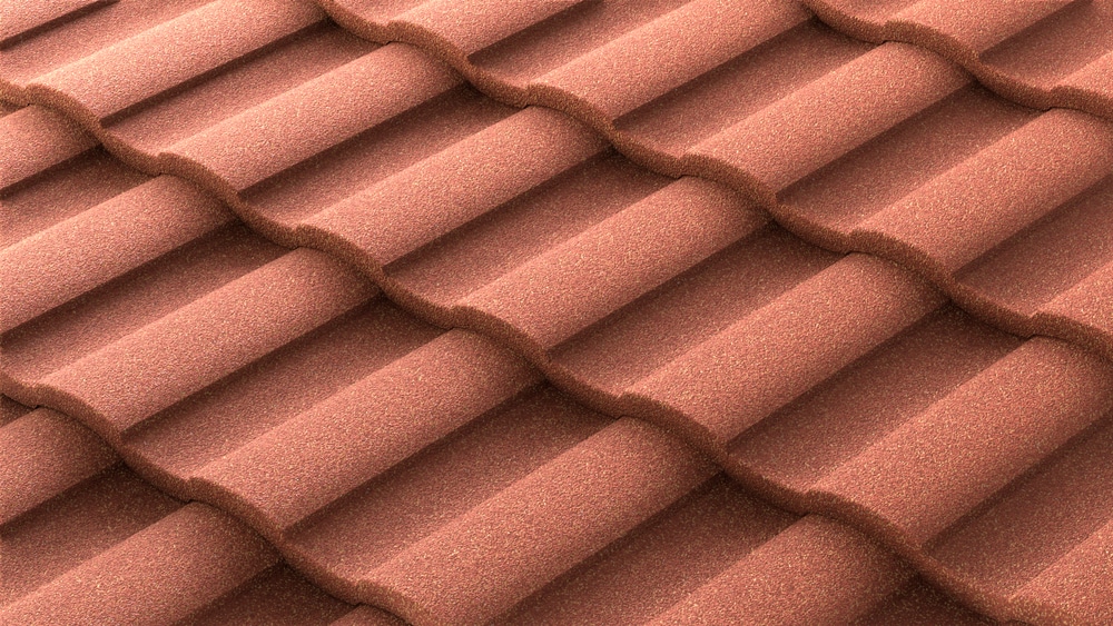 Roman Roof Tile in Terracotta