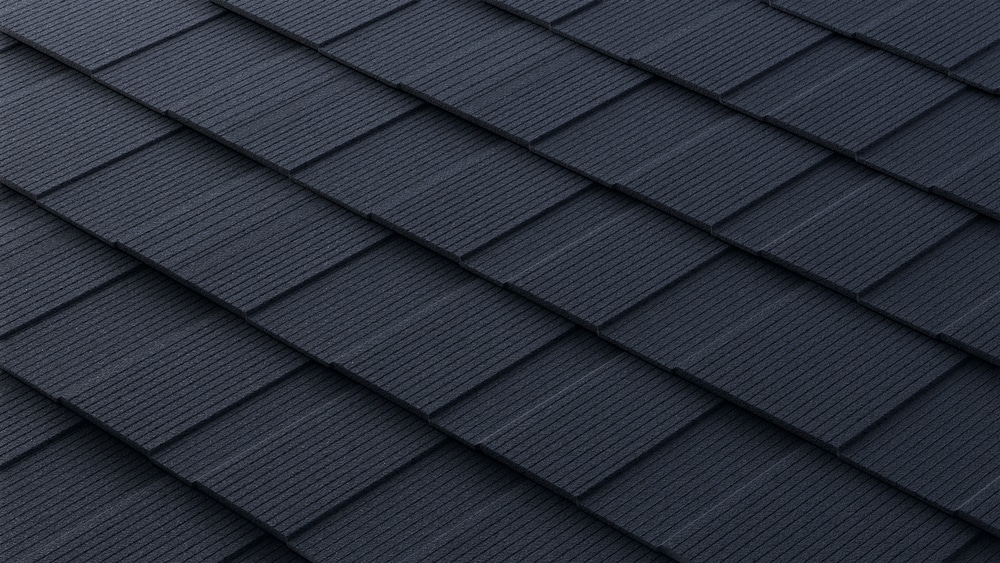 Shingle Roof Tile in Charcoal