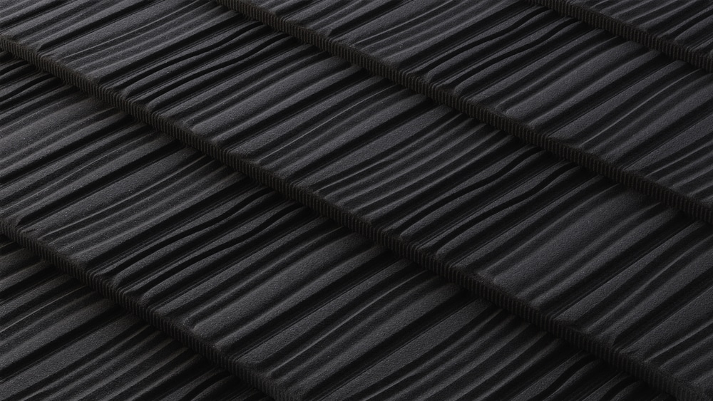 Woodshake Roof Tile in Coal Black