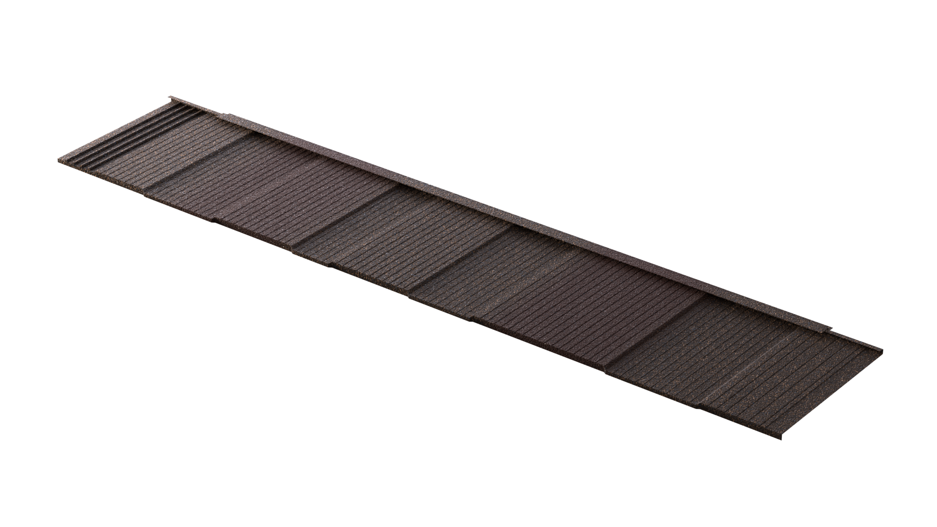 Shingle Roof Tile in Bister Brown